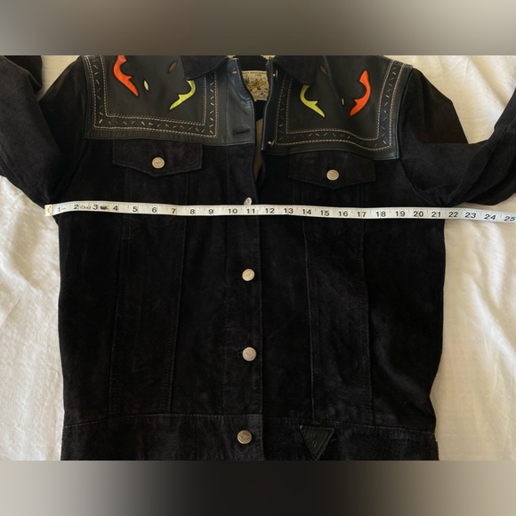GUESS VTG 92 Georges Marciano Western Trucker Jacket - Picture 10 of 16